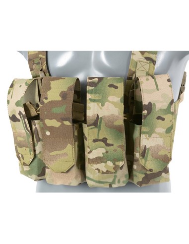 8Fields Laser-Cut Chest Rig with AR/AK Magazine Pouch -  Multicamo
