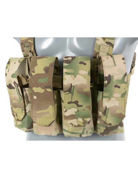 8Fields Laser-Cut Chest Rig with AR/AK Magazine Pouch -  Multicamo