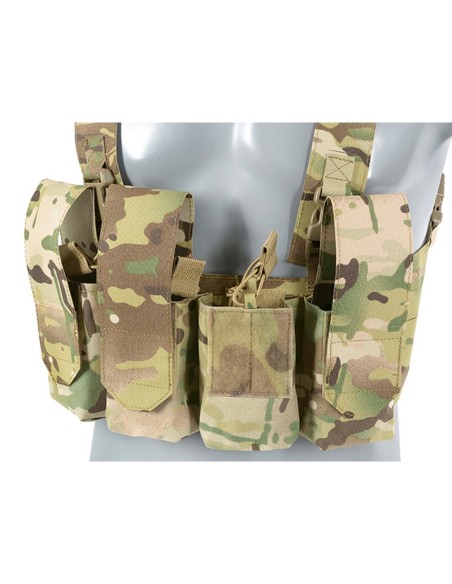 8Fields Laser-Cut Chest Rig with AR/AK Magazine Pouch -  Multicamo
