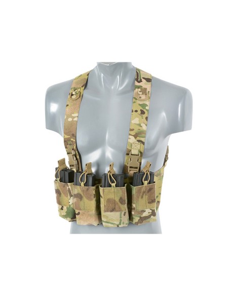 8Fields Laser-Cut Chest Rig with AR/AK Magazine Pouch -  Multicamo