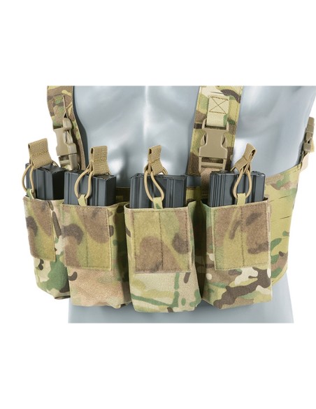 8Fields Laser-Cut Chest Rig with AR/AK Magazine Pouch -  Multicamo