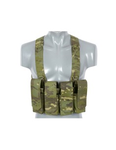 8Fields Laser-Cut Chest Rig with AR/AK Magazine Pouch - Multicam Tropic