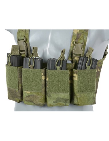 8Fields Chest Rig Laser-Cut avec porte chargeurs AR/AK - Multicam Tropic