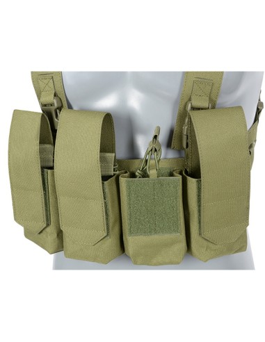 8Fields Chest Rig Laser-Cut avec porte chargeurs AR/AK - OD