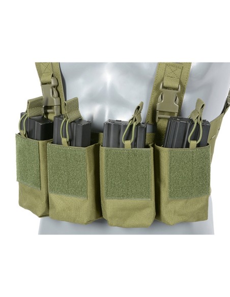 8Fields Chest Rig Laser-Cut avec porte chargeurs AR/AK - OD