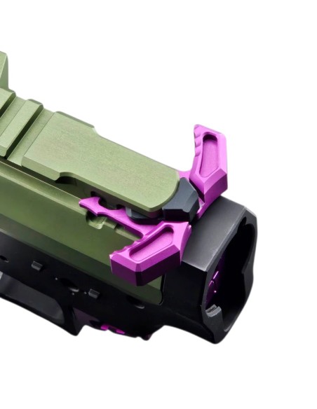 Mancraft Ambidextrous CNC Charging handle for M4 AEG - Purple