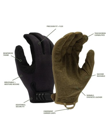 Pyramex Venture Gear Medium Duty Impact Gloves Size L - Black