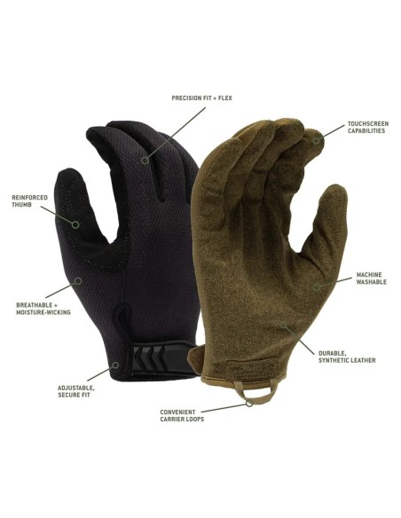 Pyramex Venture Gear Medium Duty Impact Gloves Size L - Black