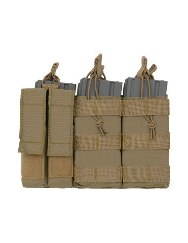 8FIELDS Tactical Triple 5.56 Mag/Pistol Pouch Panel - OD