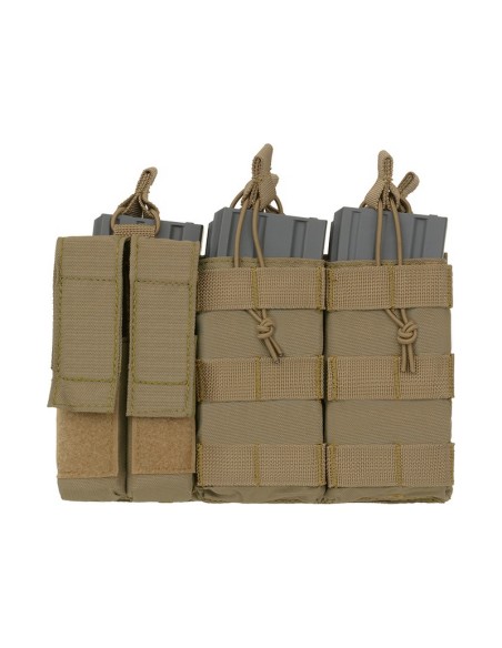 8FIELDS pouch molle 5 chargeurs M4 + 2 pour pistolet - OD