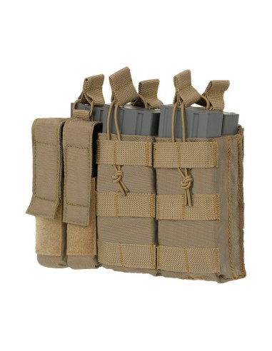 8FIELDS Tactical Triple 5.56 Mag/Pistol Pouch Panel - OD