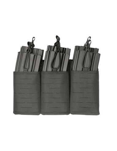 8FIELDS Panel Laser-Cut for 6 AR15/AK Magazines - Black