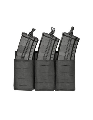8FIELDS Panel Laser-Cut for 6 AR15/AK Magazines - Black