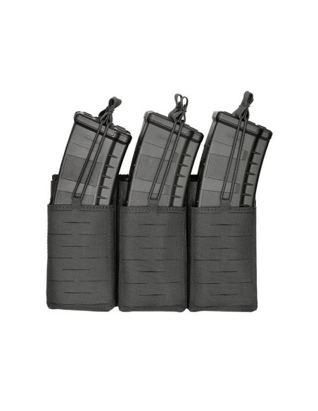8FIELDS Panel Laser-Cut for 6 AR15/AK Magazines - Black