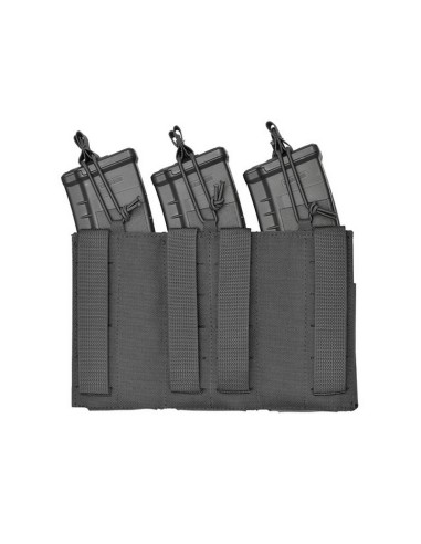 8FIELDS Pouch molle 6 chargeurs AK/AR15 Laser-Cut - Noir