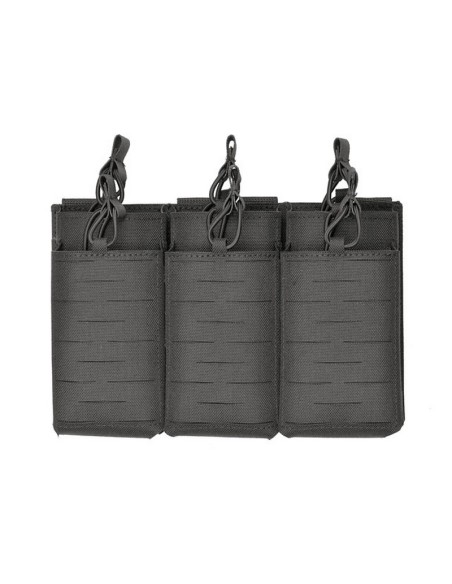 8FIELDS Panel Laser-Cut for 6 AR15/AK Magazines - Black