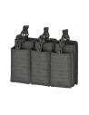 8FIELDS Pouch molle 6 chargeurs AK/AR15 Laser-Cut - Noir
