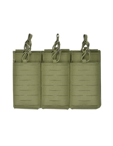 8FIELDS Pouch molle 6 chargeurs AK/AR15 Laser-Cut - OD
