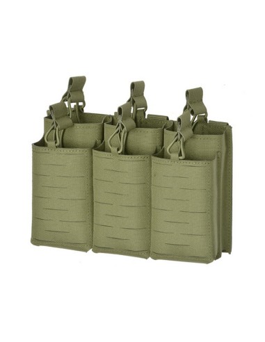 8FIELDS Pouch molle 6 chargeurs AK/AR15 Laser-Cut - OD