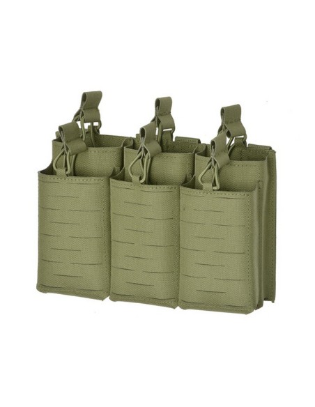 8FIELDS Pouch molle 6 chargeurs AK/AR15 Laser-Cut - OD