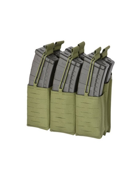 8FIELDS Panel Laser-Cut for 6 AR15/AK Magazines - OD