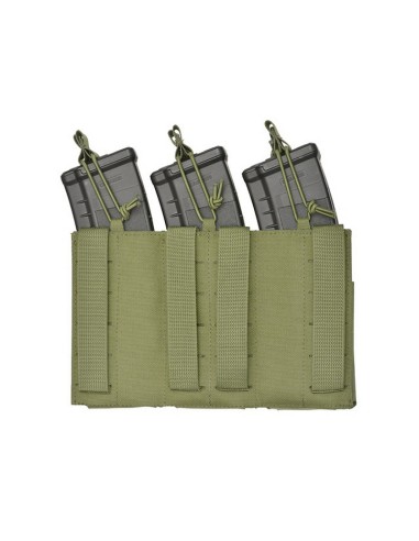 8FIELDS Pouch molle 6 chargeurs AK/AR15 Laser-Cut - OD