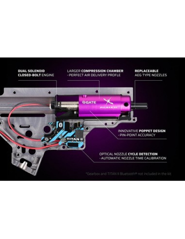 GATE PULSAR D V2 dual-solenoid HPA Engine