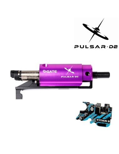 GATE PULSAR D V2 dual-solenoid HPA Engine with TITAN II FCU - FRONT...