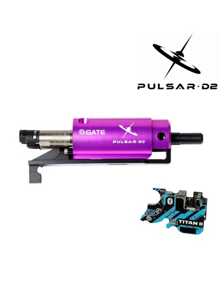 GATE PULSAR D V2 dual-solenoid HPA Engine with TITAN II FCU - FRONT...