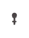 Gate Bolt-Catch 1A1 - Noir Mat