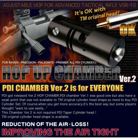 PDI Hop Up Chamber Ver.2 for Tokyo Marui VSR-10 - 
