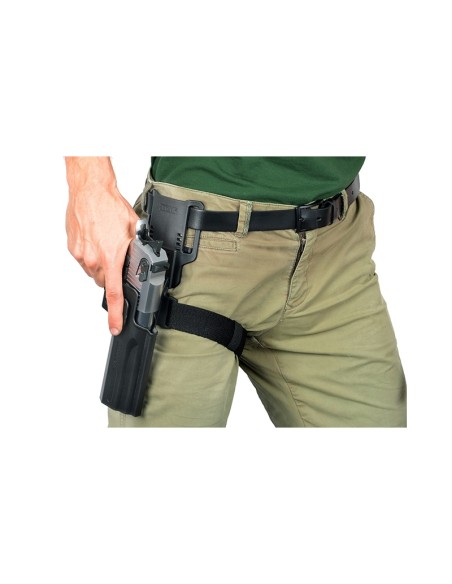 AMOMAX Support de holster de cuisse LOOP - Noir