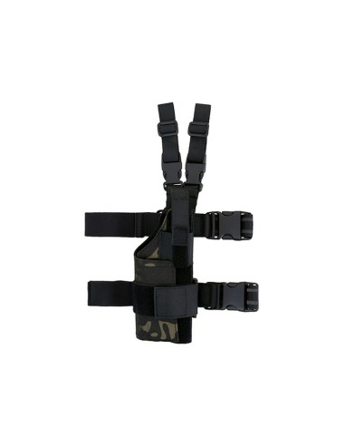8FIELDS Modular Universal Drop Leg Holster - Multicam Black