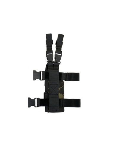 8FIELDS Holster de cuisse modulaire universel - Multicam Noir