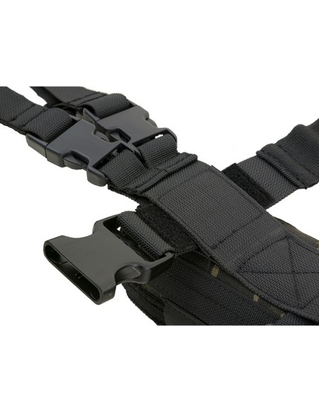 8FIELDS Modular Universal Drop Leg Holster - Multicam Black