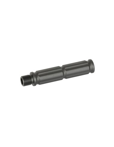 SLONG AIRSOFT Outer barrel extension FINNED 14mm CCW - 86mm