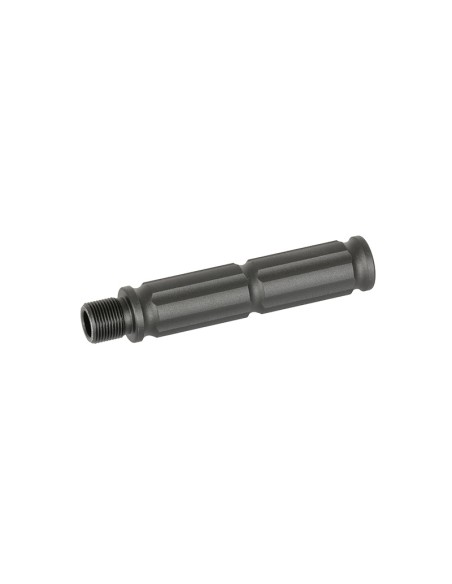 SLONG AIRSOFT Extension de outer barrel FINNED 14mm CCW - 86mm