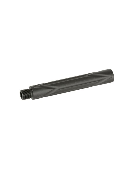 SLONG AIRSOFT Extension de outer barrel ANGLED 14mm CCW - 116mm