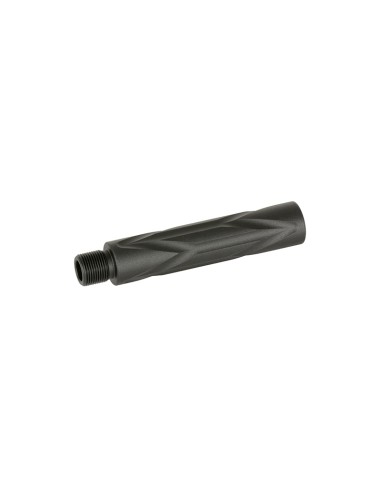 SLONG AIRSOFT Extension de outer barrel ANGLED 14mm CCW - 86mm