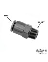 BalystiK Adaptateur 1/8 NPT male pour flexible 6mm
