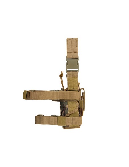 8FIELDS Holster de cuisse / ceinture version gaucher - Multicam