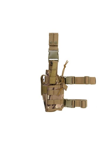 8FIELDS Holster de cuisse / ceinture version gaucher - Multicam