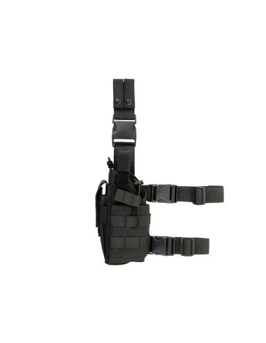 8FIELDS Leg / Belt holster for left handed - Black