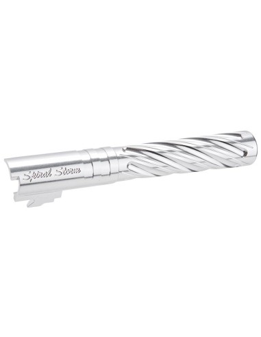 Dr.Black Canon externe pour TM Hi-Capa 5.1 Spiral Storm - Silver