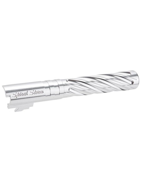 Dr.Black TM Hi-Capa 5.1 Outer barrel Spiral Storm - Silver