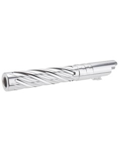 Dr.Black Canon externe pour TM Hi-Capa 5.1 Spiral Storm - Silver