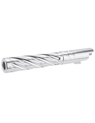 Dr.Black Canon externe pour TM Hi-Capa 5.1 Spiral Storm - Silver