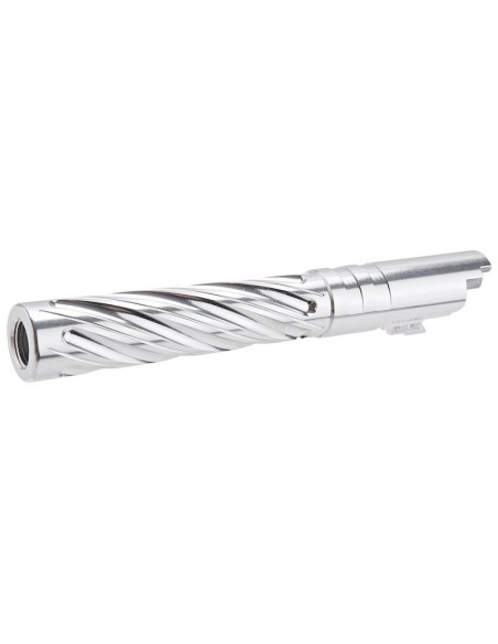 Dr.Black TM Hi-Capa 5.1 Outer barrel Spiral Storm - Silver