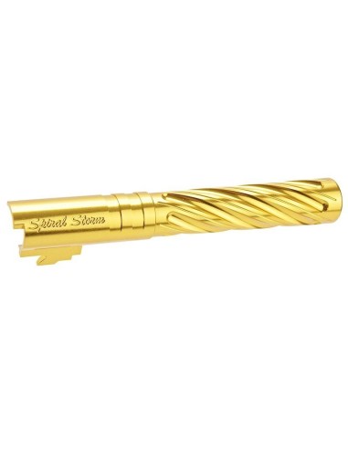 Dr.Black TM Hi-Capa 5.1 Outer barrel Spiral Storm - Gold