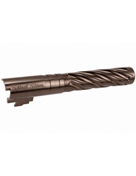 Dr.Black Canon externe pour TM Hi-Capa 5.1 Spiral Storm - Marron